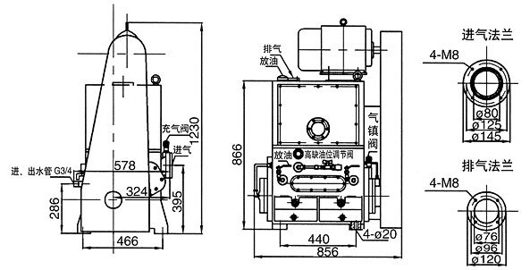 2H-150A滑阀式真空泵